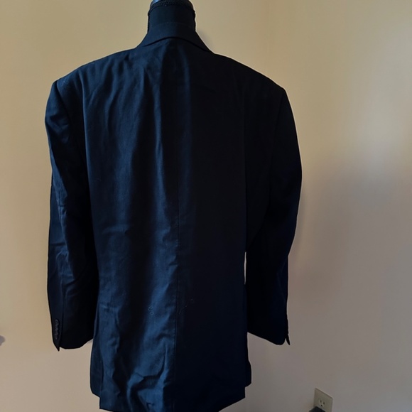 *PRONTO UOMO* Men's Black Long Sleeve Blazer Suit Jacket - Picture 4 of 6